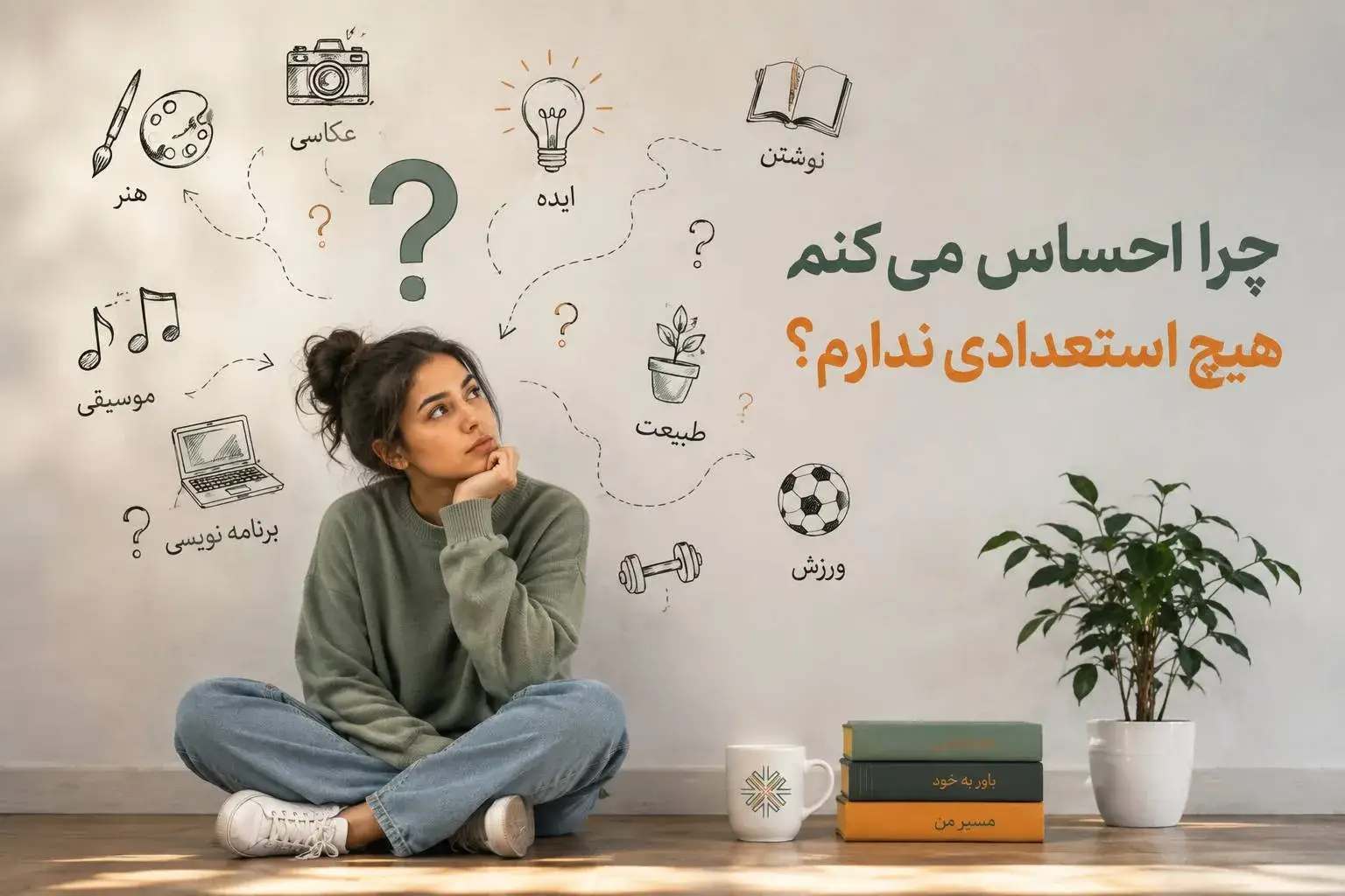 چرا احساس می‌کنم هیچ استعدادی ندارم؟